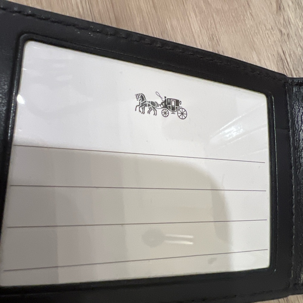 New Coach 3 in 1 Signature Canvas Men’s Wallet - Picture 7 of 7